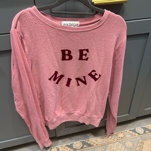 Wildfox Pink Graphic Sweatshirt